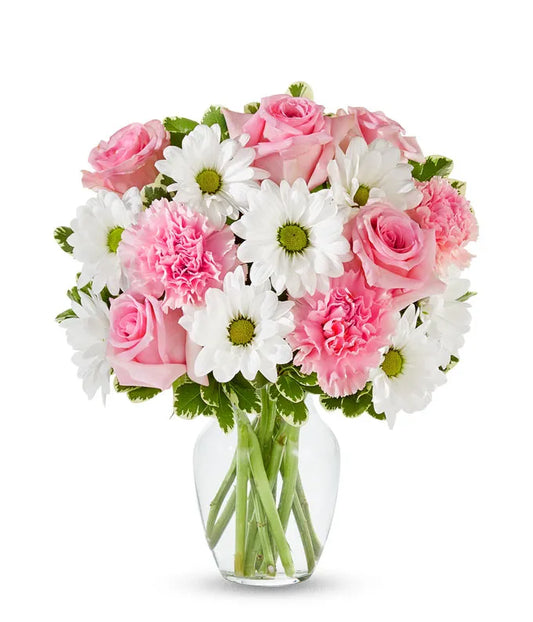 Pastel Rose & Daisy Delight